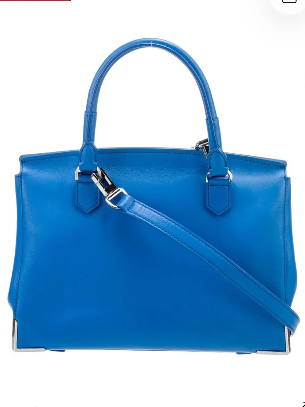 Alexander Wang Electric Royal Blue Leather TopHandle Shoulder Bag Lambskin Kelly